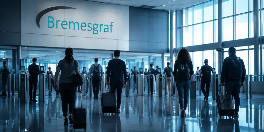 Border officers using identity systems