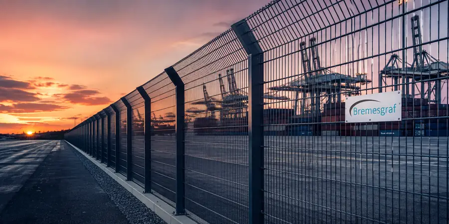 Perimeter fence with detection equipment
