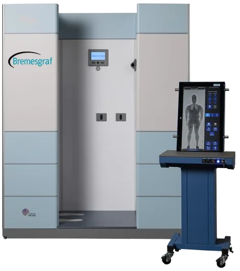 Walk-through body screening portal